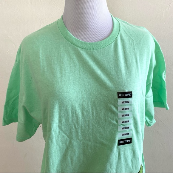 Hot Topic Pokemon Bulbasaur Jumbo Print T-Shirt Medium Mint Green Unisex - Picture 7 of 11